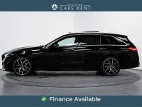 Used Mercedes C300e AMG line 2023 Black Estate
