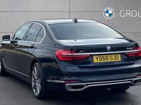 Used BMW 740 Exclusive 320 HP (235 kW) 2018 Blue Sedan