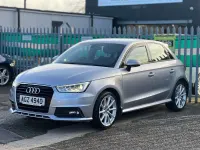 Usado Audi A1 Sportback S-Line 116 HP (85 kW) 2015 Prateado Citadino