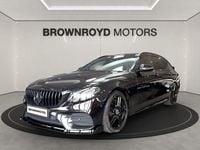 Used Mercedes E220 AMG line 194 HP (142 kW) 2018 Black Estate