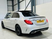 Used Mercedes C220 AMG Line Premium Plus 194 HP (142 kW) 2019 Silver Sedan
