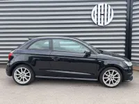 Used Audi A1 S-Line 125 HP (91 kW) 2018 Black Hatchback