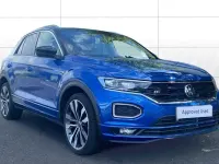 Used VW T-Roc R-line 150 HP (110 kW) 2021 Blue SUV