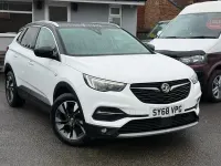 Used Vauxhall Grandland X Sport 130 HP (95 kW) 2019 White SUV