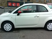 Second-hand Fiat 500 Pop 69 CP (50 kW) 2009 Alb Cabrio