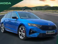 Used Skoda Octavia vRS 195 HP (143 kW) 2025 Race blue metallic Estate