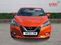Used Nissan Micra Acenta 92 HP (67 kW) 2021 Orange Hatchback