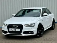 Used Audi A4 Black Edition 143 HP (105 kW) 2013 White Sedan