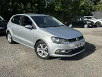 Used VW Polo Match 90 HP (66 kW) 2017 Silver Hatchback