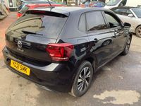 Used VW Polo Match 95 HP (69 kW) 2021 Black Hatchback