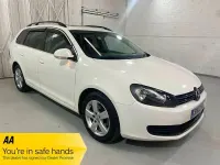 Used VW Golf VII SE 122 HP (89 kW) 2012 White Estate