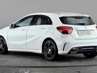 Used Mercedes A180 AMG line 109 HP (80 kW) 2016 White Hatchback