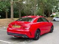 Used Mercedes CLA180 AMG line 2018 Red Coupe