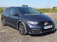 Begagnad Honda Civic SR 120 HK (88 kW) 2014 Blå Halvkombi