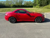 Begagnad Mercedes SLK250 AMG 2014 Röd Cab