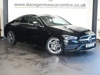Used Mercedes CLA200 AMG line 163 HP (119 kW) 2022 Black Coupe