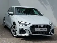 Used Audi A3 S-Line 150 HP (110 kW) 2020 White Sedan
