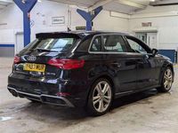 Used Audi A3 Sportback S-Line 150 HP (110 kW) 2019 Black Hatchback