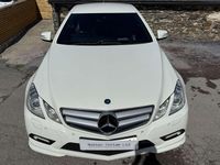 Used Mercedes E350 2010 White Coupe