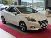 Used Nissan Micra N-Connecta 90 HP (66 kW) 2017 White Hatchback