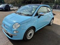 Used Fiat 500 Lounge 69 HP (50 kW) 2012 Blue Hatchback