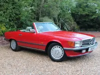 Used Mercedes SL300 1989 Red Cabriolet