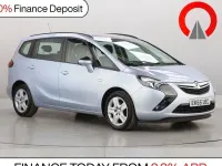 Used Vauxhall Zafira Tourer 140 HP (102 kW) 2015 Silver MPV