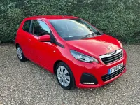 Used Peugeot 108 Active 68 HP (50 kW) 2016 Red Hatchback