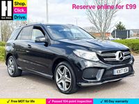 Used Mercedes GLE250 AMG line 204 HP (150 kW) 2017 Black Estate