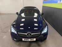 Used Mercedes C250 AMG line 204 HP (150 kW) 2016 Blue Coupe