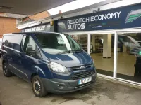 Used Ford Transit Custom 105 HP (77 kW) 2017 Blue Van