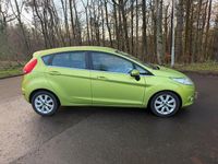 Used Ford Fiesta Zetec 2010 Green Hatchback