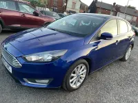 Used Ford Focus Titanium 125 HP (91 kW) 2015 Blue Hatchback