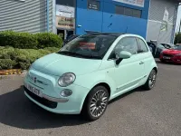 Used Fiat 500 Lounge 69 HP (50 kW) 2015 Green Hatchback