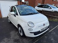 Used Fiat 500 Lounge 69 HP (50 kW) 2012 White Hatchback