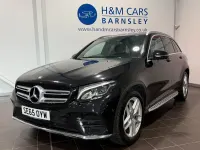 Used Mercedes GLC220 AMG line 170 HP (125 kW) 2016 Black SUV