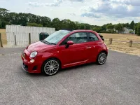 Used Abarth 500C 135 HP (99 kW) 2014 Red Cabriolet