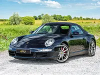 Used Porsche 997 350 HP (257 kW) 2006 Blue Cabriolet