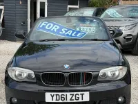 Used BMW 120 Cabriolet M Sport 2011 Black Cabriolet