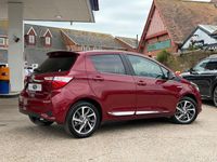 Used Toyota Yaris Hybrid 2018 Red Hatchback