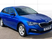Used Skoda Scala SE 110 HP (80 kW) 2021 Blue Hatchback