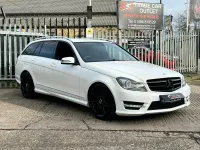 Used Mercedes C250 AMG 2013 White Estate