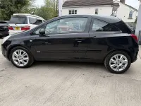 Used Vauxhall Corsa Design Edition 2007 Black Hatchback