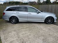 used Mercedes C220 C-Class 2013 63CDI AMG Sport Plus 5dr Auto Estate 1 Owner FMBSH