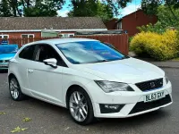 Used Seat Leon FR 2014 White Hatchback