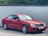 Used Mercedes CLK220 2007 Red Coupe