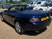 Used Mazda MX5 160 HP (117 kW) 2008 Blue Cabriolet