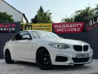 Used BMW 218 M Sport 134 HP (98 kW) 2016 White Coupe