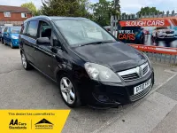 Used Vauxhall Zafira SRi 140 HP (102 kW) 2010 Black MPV