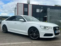 Used Audi A6 S-Line 177 HP (130 kW) 2012 White Sedan